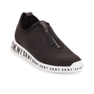 DKNY Melissa women’s slip on zipper logo sneakers
